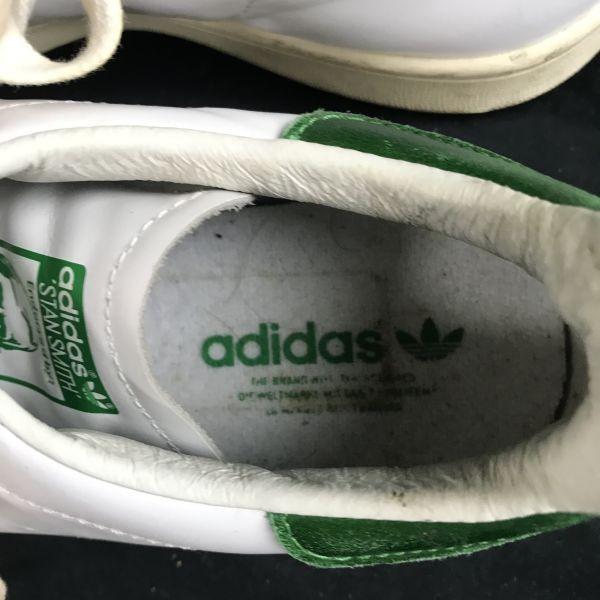 adidas STAN SMITH 80s Reissue Leather Sneakers White x Green US5 (23.0cm) Japan Pack(USED)