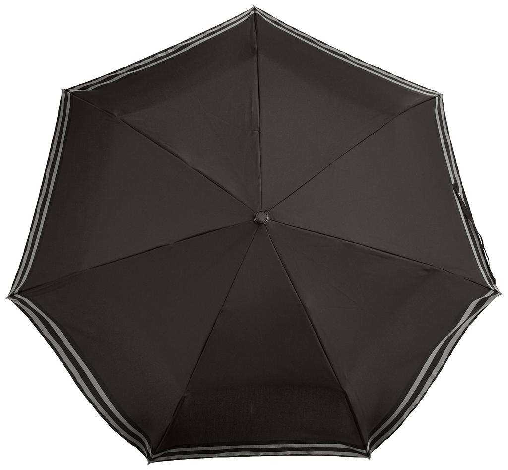 LANVIN en Bleu Folding Umbrella Border Made in Size F [MOONBAT] (LBANR) Men's [Automatic Open/Close] Pre-dyed Pattern, Gray, Japan, (FREE)