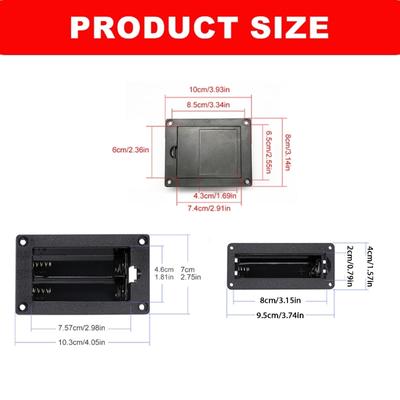 Scatola Batteria Portatile 18650 Custodia Porta Batterie Incorporata Supporto Per Facile Organizzazione E Sicura Conservazione Coperchio