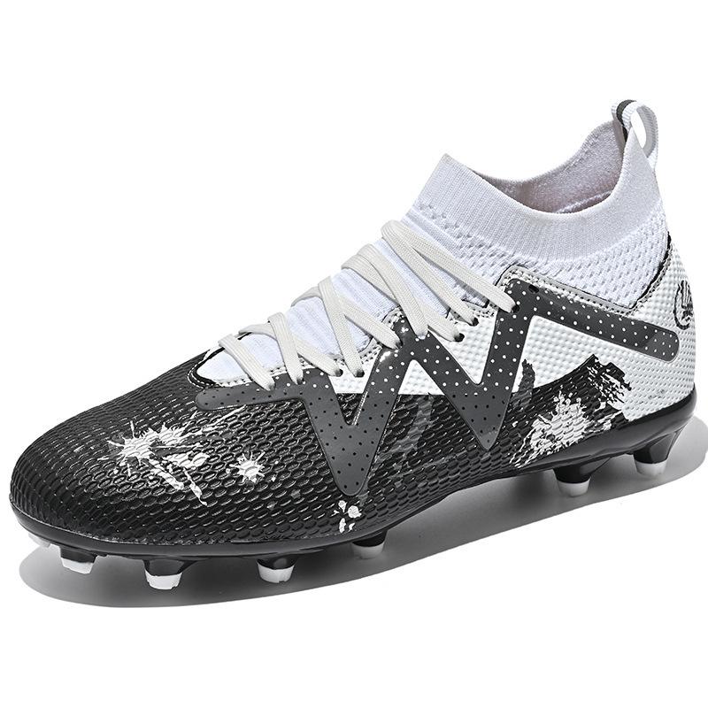 Chaussures de football Hommes haut de gamme crampons cassés Enfants d'âge moyen étudiants Jeunes hommes chaussures d'entraînement de compétition Chaussures d'entraînement AG