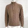 2025 Autumn/Winter New Arrival Men's Solid Color High Neck Long Sleeve Knitted Sweater