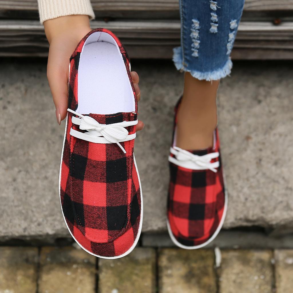 Wiatr duży rozmiar jesień i zima płaski obcas niska cholewka okrągły nosek sznurowane płócienne modne casualowe buty