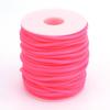 Elegant 2mm 55Yards Hollow Rubber Tubing Round Elastic Knitting Barber Cord Stretch Stitch Keeping Cords DIY Craft