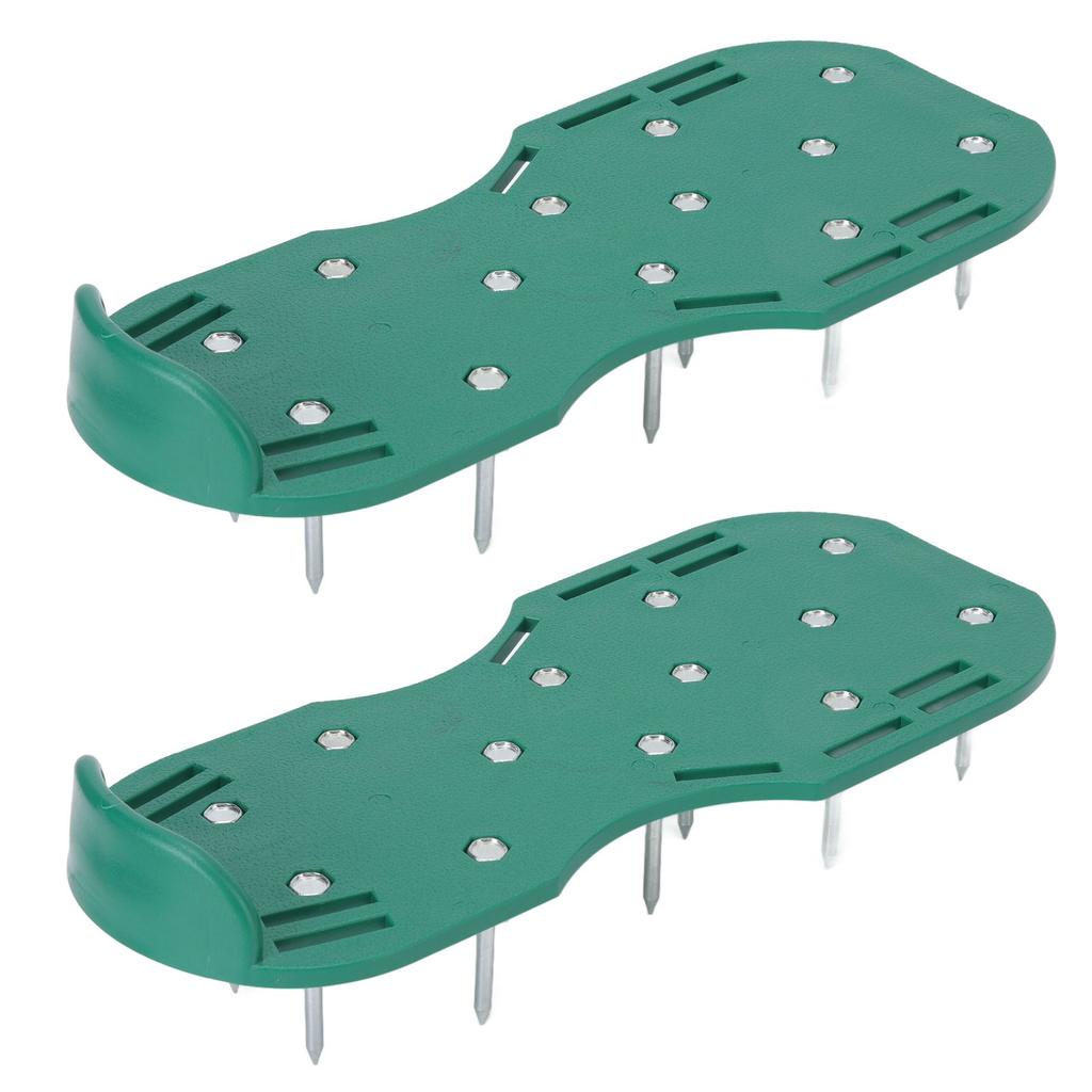 Kézi gyepszellőztető cipő Járó gyepszellőztető Fűszöges cipő Fém csatos pánttal a