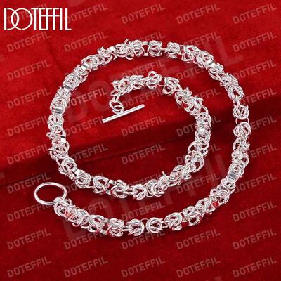 Klasický náhrdelník ze stříbra 924 Módní svatební šperky