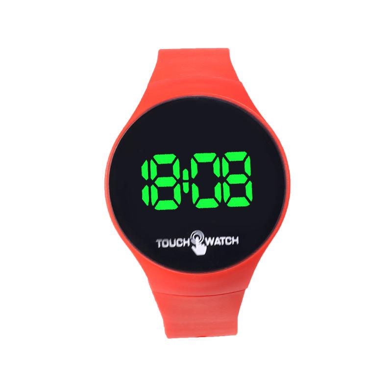 Relógio Esportivo LED Touchscreen Estilo Coreano Unisexo – Moderno, Simples, Design com Luz Verde