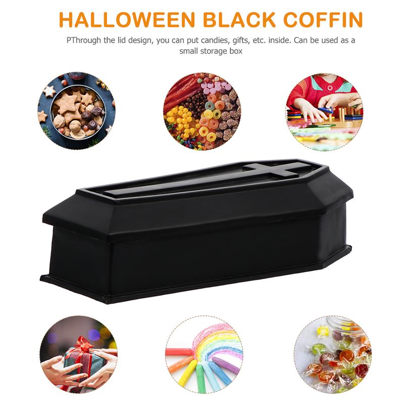 Sarg Halloween Box Scherzornament Spukhaus Mini Süßigkeiten Mitgebsel Plastik Süßigkeiten Schmuck Holz Geschenke Requisiten Schmuckstück