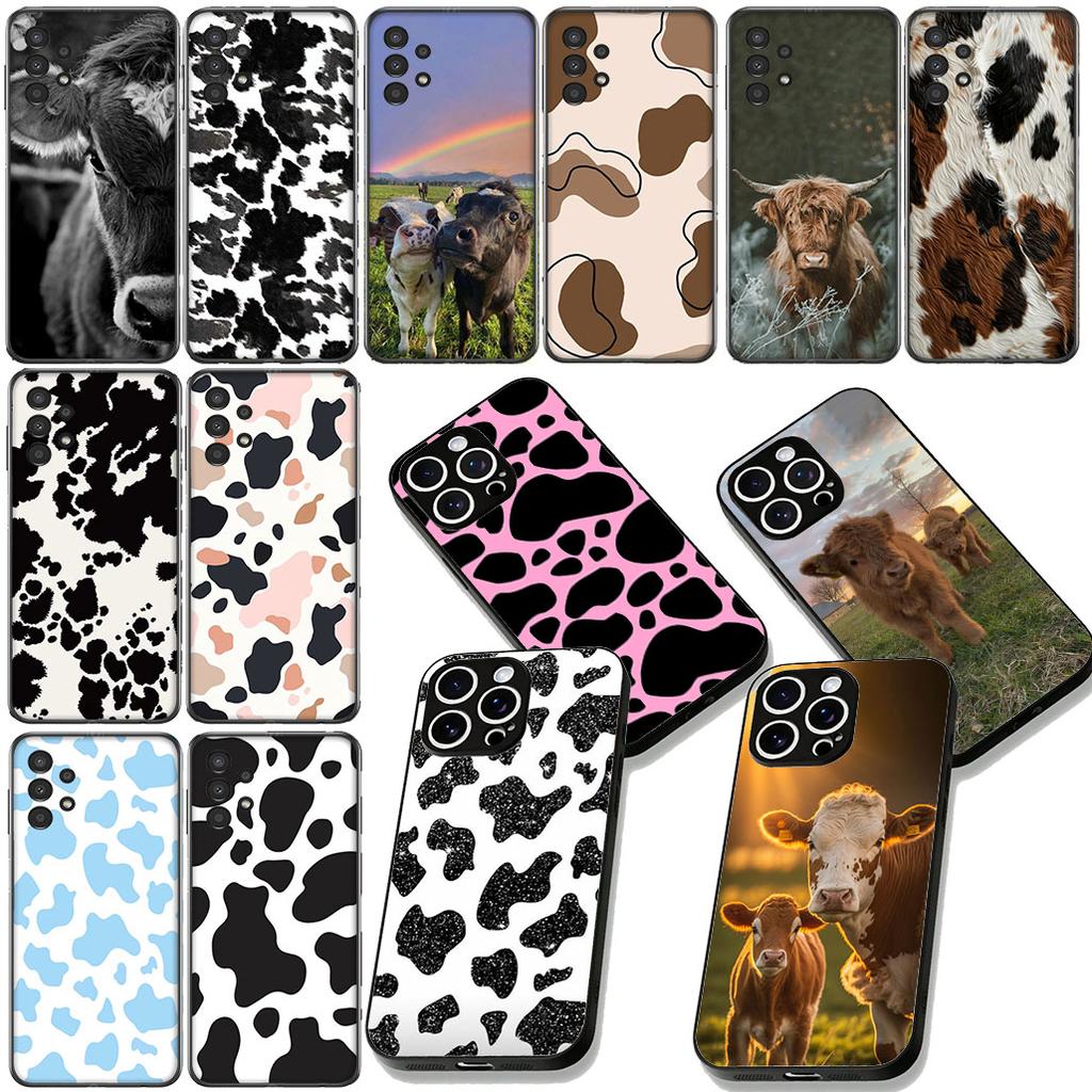 Cow Print Cattle Protective Cover for Xiaomi Poco C85 C65 C75 X7 X6 M6 M8 F7 F8 Ultra F6 Pro Phone Case