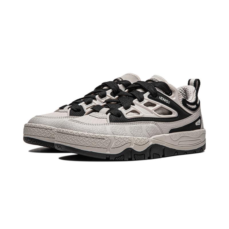 Li Ning CF Su Series Honor 3 SS Comfortable Versatile Shock Absorbing Durable Low Top Sneakers Women Sneakers Gray Black AGLU064-3