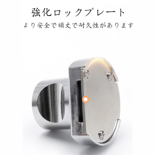 RUOFENG Showcase Locks, Metal, Silver Tone, Pack of 3