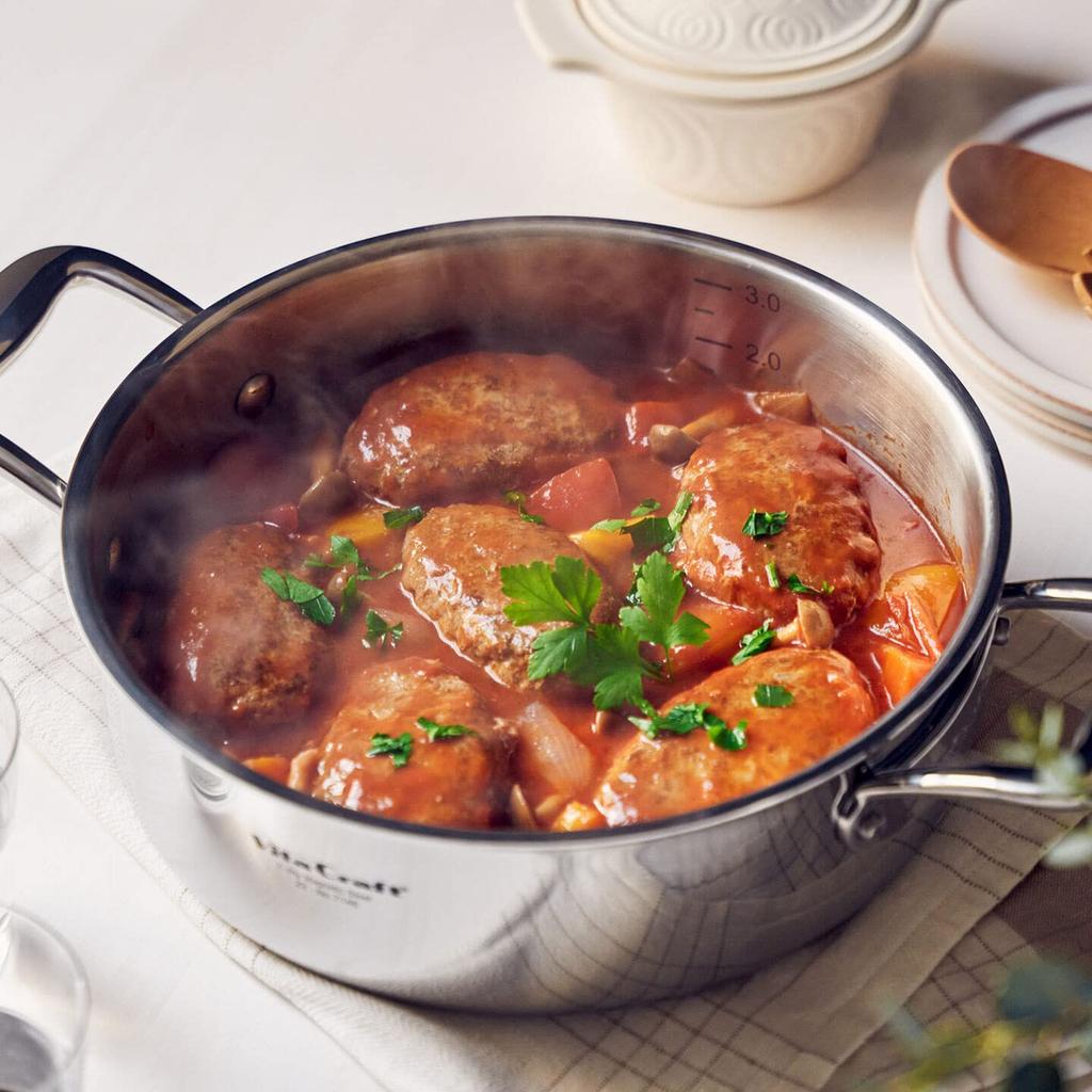 Hrnec Vita Craft řady N, kompatibilní s IH, 24 cm, obouruční