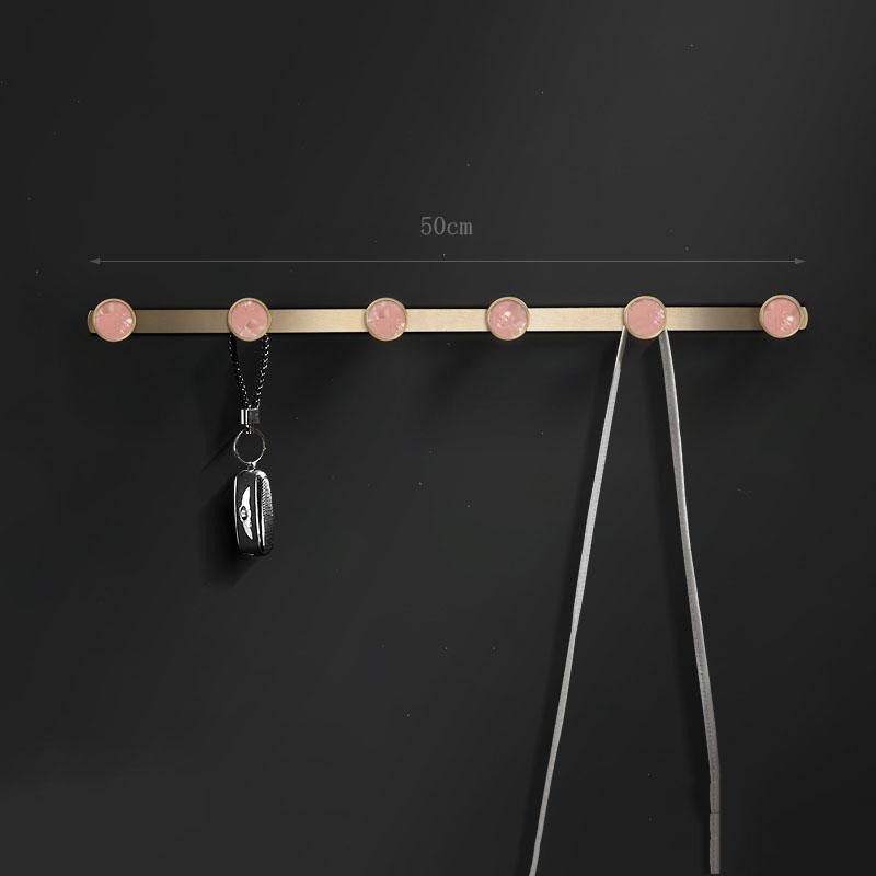 Green/White Brass  Wall Mount Robe Hooks Bathroom Towel Hook Row Hook Door Key Bag Towel Hanger Rack Light Luxury Bedroom Hooks