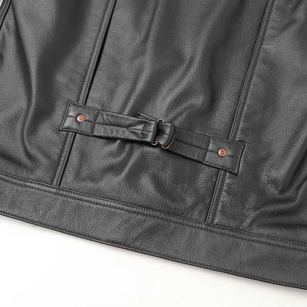 Lee COWBOY JACKET LEATHER Men's Black