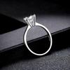Verlobungsringe für Frauen Braut Kristall KupferGold Farbe Eheringe Zubehör Schmuck Koreanischer Modeschmuck R014