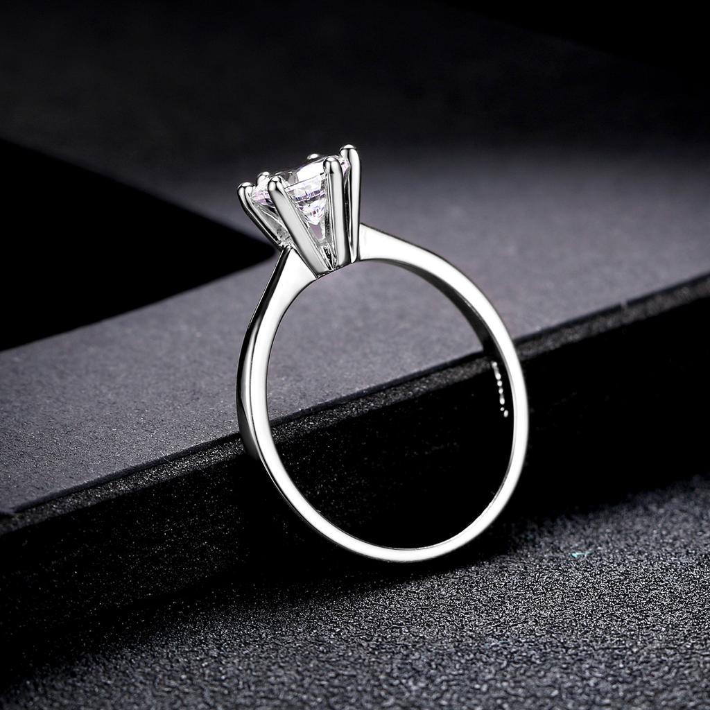 Verlobungsringe für Frauen Braut Kristall KupferGold Farbe Eheringe Zubehör Schmuck Koreanischer Modeschmuck R014