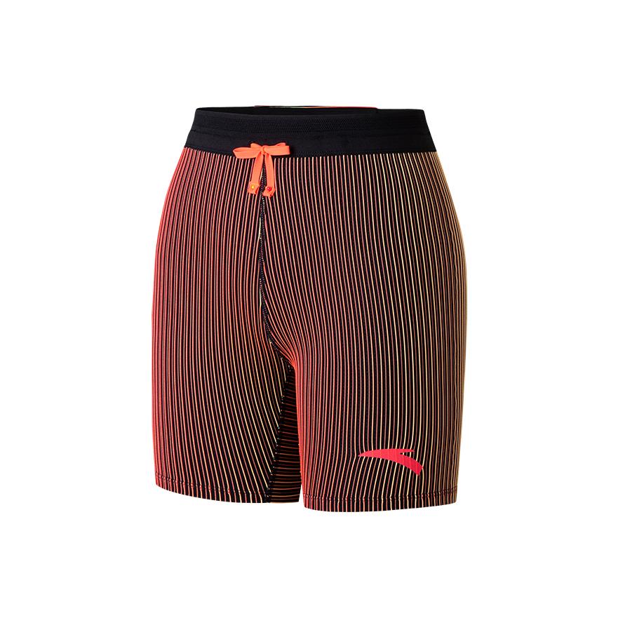 

Anta Удобные Простые Полосатые С Цветными Блоками Быстросохнущие Спортивные Шорты-Пятиточки Женские шорты 162535302R-1 S