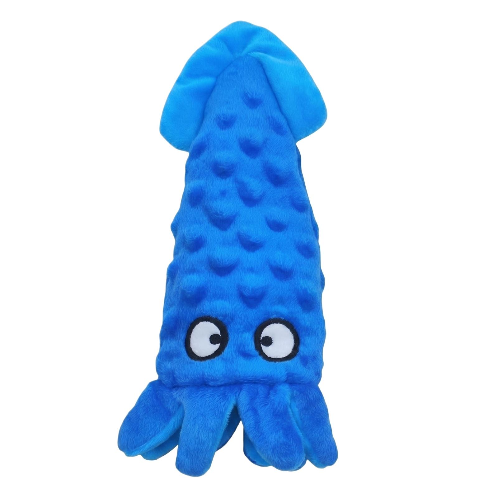 

Plush Octopus Pet Toy Durable Chewable Squeaky Interactive Toy for Dogs and Cats Soft Stuffed Animal for Pet Playtime and Training one size синий