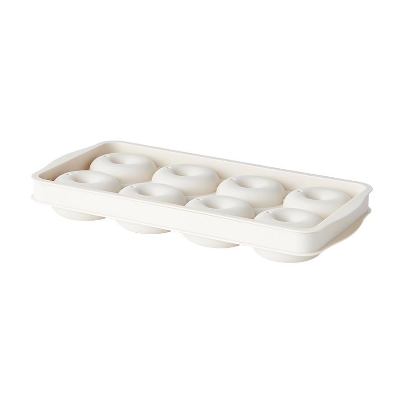 1PC Doughnut Ice Mold Summer Ice Box Green White Donut Mold For Juice Drink Beer Silicone Mold Ice Tray 23.x12x3cm