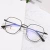 Unisex Ultra-light Titanium Polygonal Glasses Frame with Anti-blue Light for Students 2023 - Model 2417