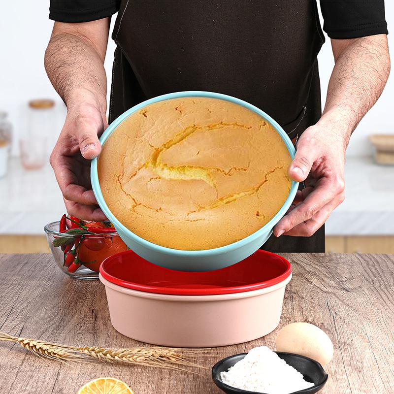 High-Temperature Resistant Silicone Cake Mold for DIY Baking and Steaming