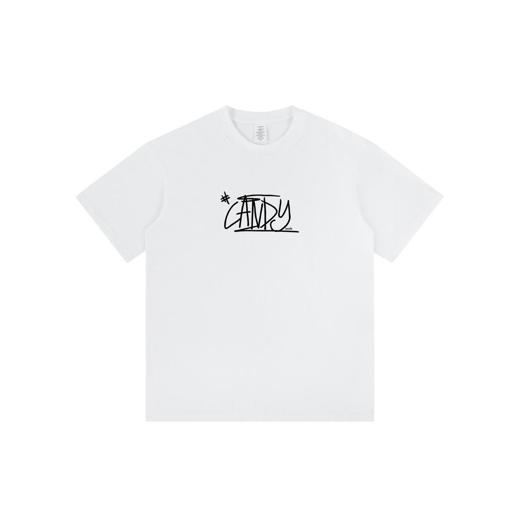 Summer 2024 Unisex Loose Fit Letter Print Short Sleeve Tee