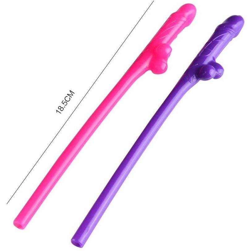 Willy Pennis Decorate Bachelor Party Straws