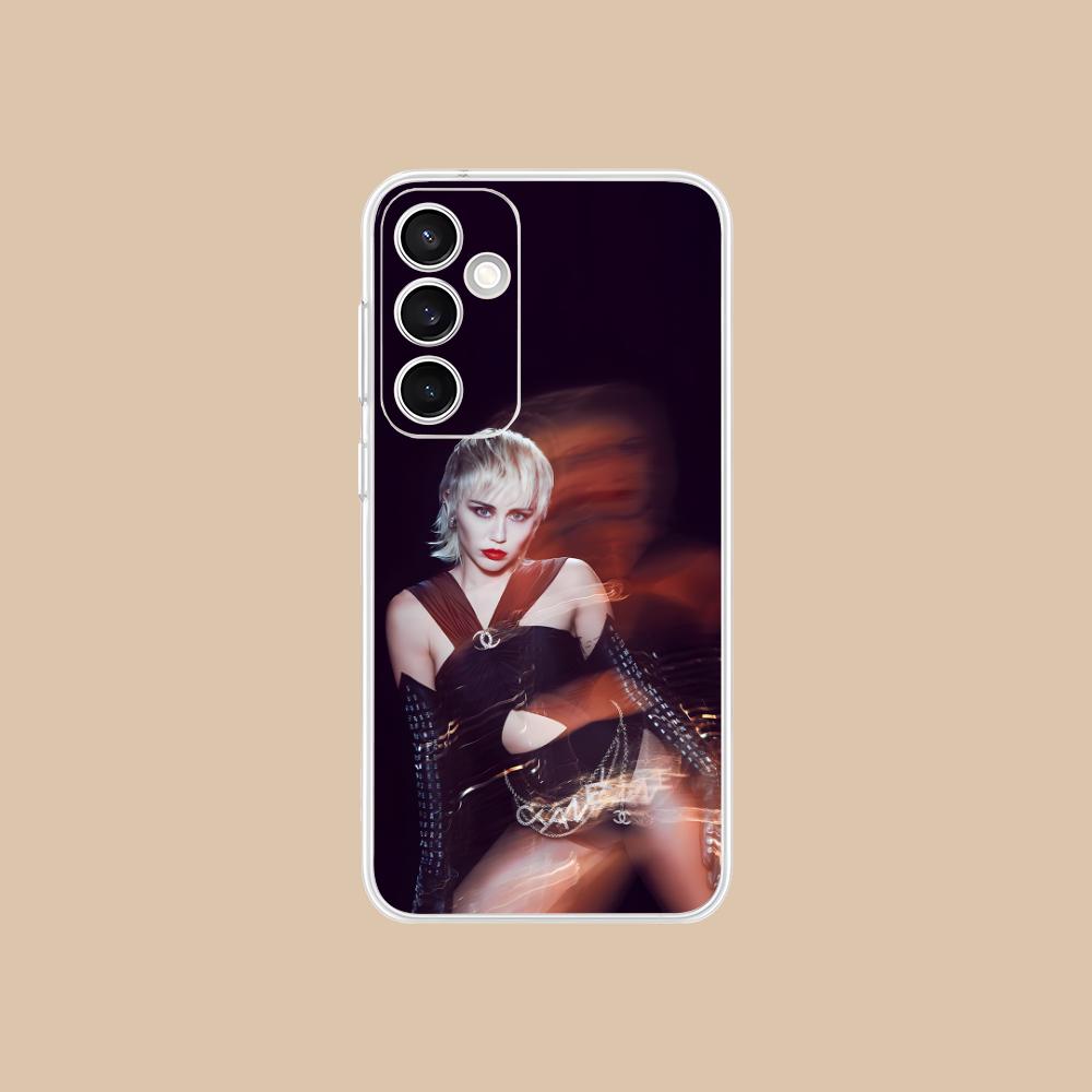 

Miley Cyrus Mobile Phone Case for Samsung Galaxy S25 S24 S23 S22 S21Plus FE Ultra Clear Colorful Cover Cellphones Cover Galaxy S24 FE