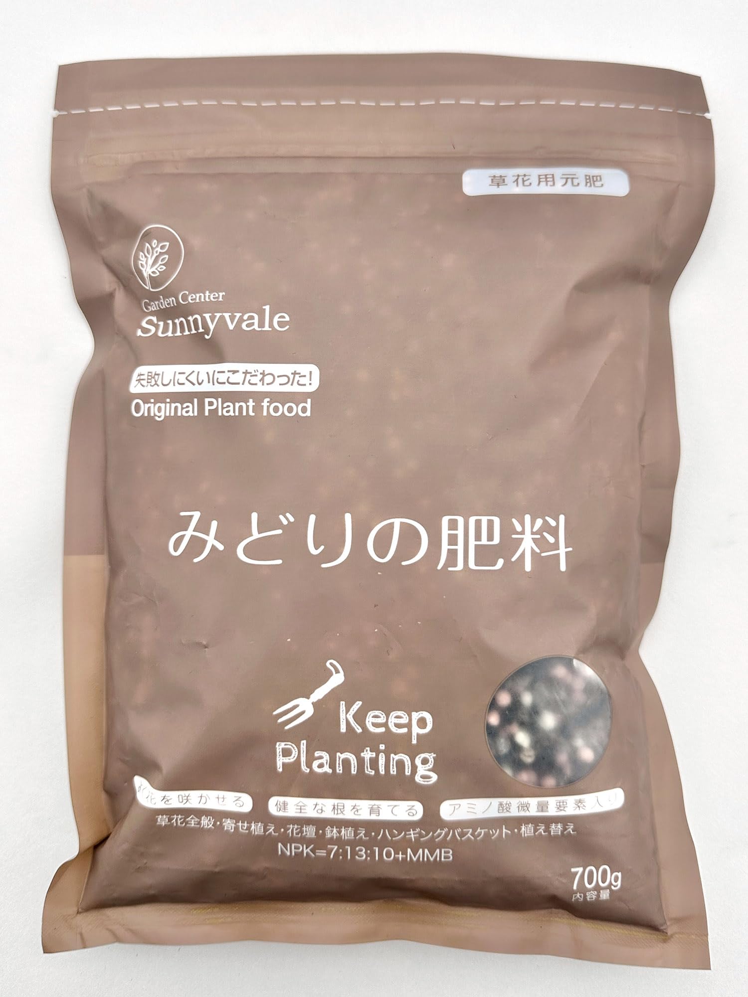 

Садовый центр Саннивейл «Зеленое удобрение» (Удобрение для цветов) 700 г Сделано в Японии Мидори Мамуро