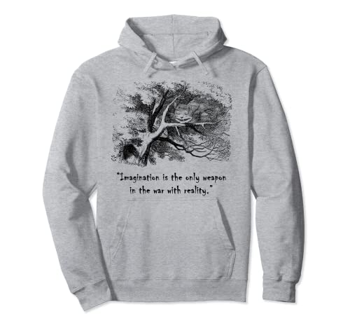 Alice in Wonderland Cheshire Cat Quote Design Hoodie