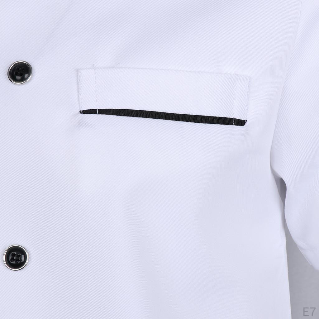 Chef Jacket Coat Hotel Short Sleeve Catering Uniforms