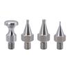 4pcs Stainless Steel Tapper Tool Head Repair Dent Tool Heads Professional Dent Puller Repair Kit for DIY Enthusiasts