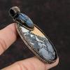 Maligano Jasper Copper Pendant Copper Wire Wrapped Pendant Labradorite Gemstone Pendant Handmade Pendant Gift For Her Copper Design Jewelry