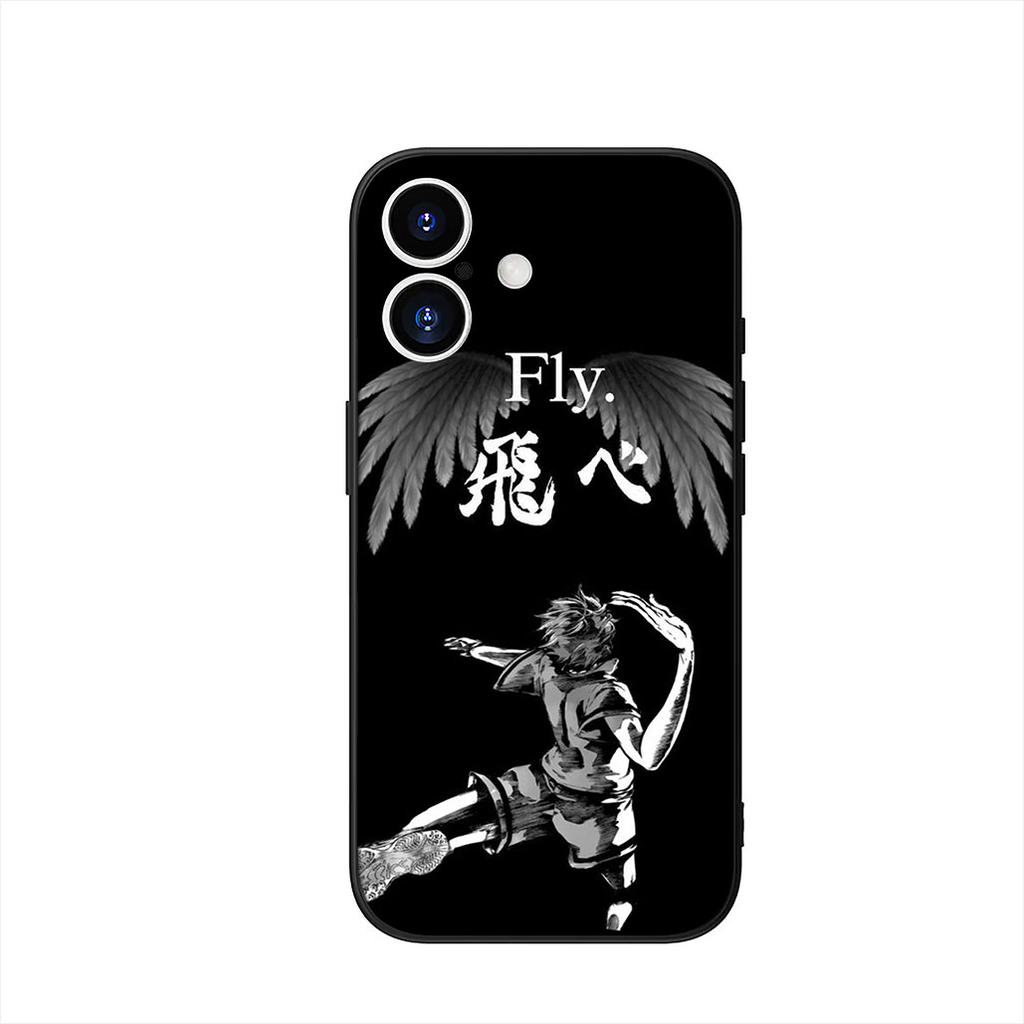 Volleyball Haikyuu Hinata Attacks Phone Cover Case for Apple iPhone 17 16 15 11 Pro XS Max XR 6 7 8 Plus + SE 2020 5 16E Casing
