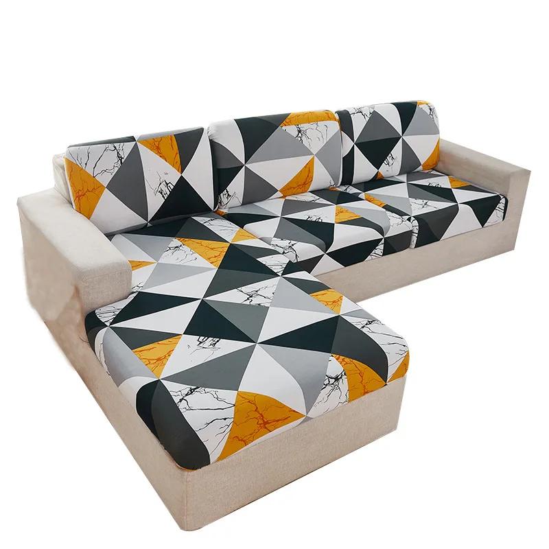 Möbelschutz Blumendruck Sofasitzkissenbezug Ecksofa Überwurf Elastischer Couchbezug Stuhlbezug 1/2/3/4 Sitzer
