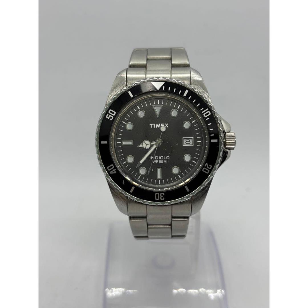 Used TIMEX QUARTZ Submariner INDIGLO Watch Quartz
