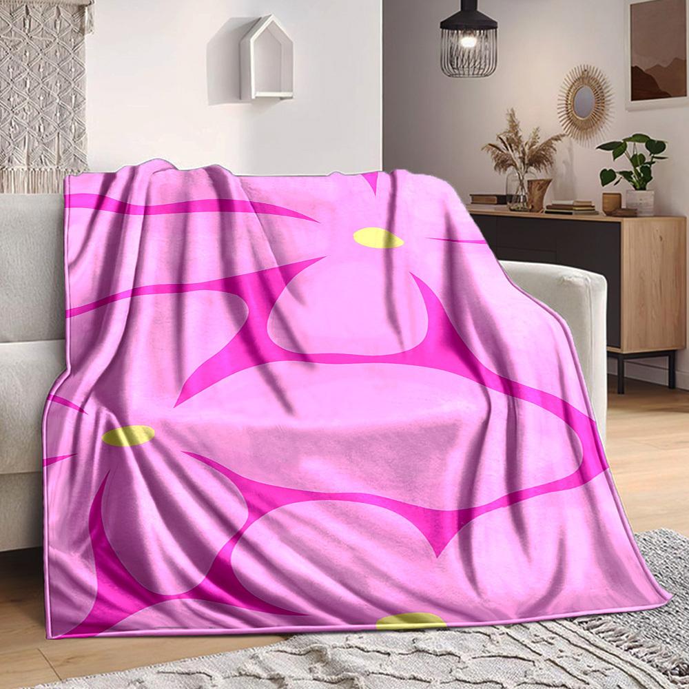 

1pc Floral Pattern Blanket Warm,Perfect for Camping And Travel, Making It a Great Gift for Any Season yy250904202 75x90cm