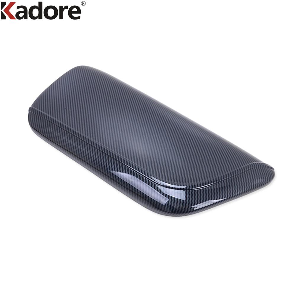 For Toyota Camry 70 2018      Carbon Car Console Armrest Box Panel Cover Trim Interior Molding Accessories