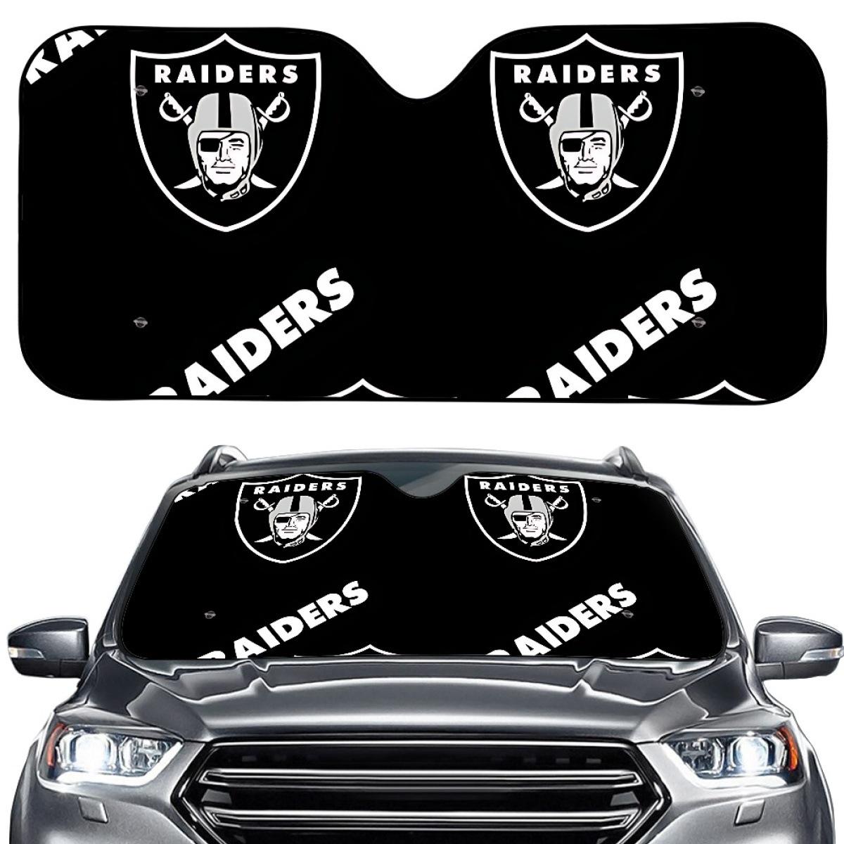 Las Vegas Raiders Custom Aluminum Foil Car Sunshade