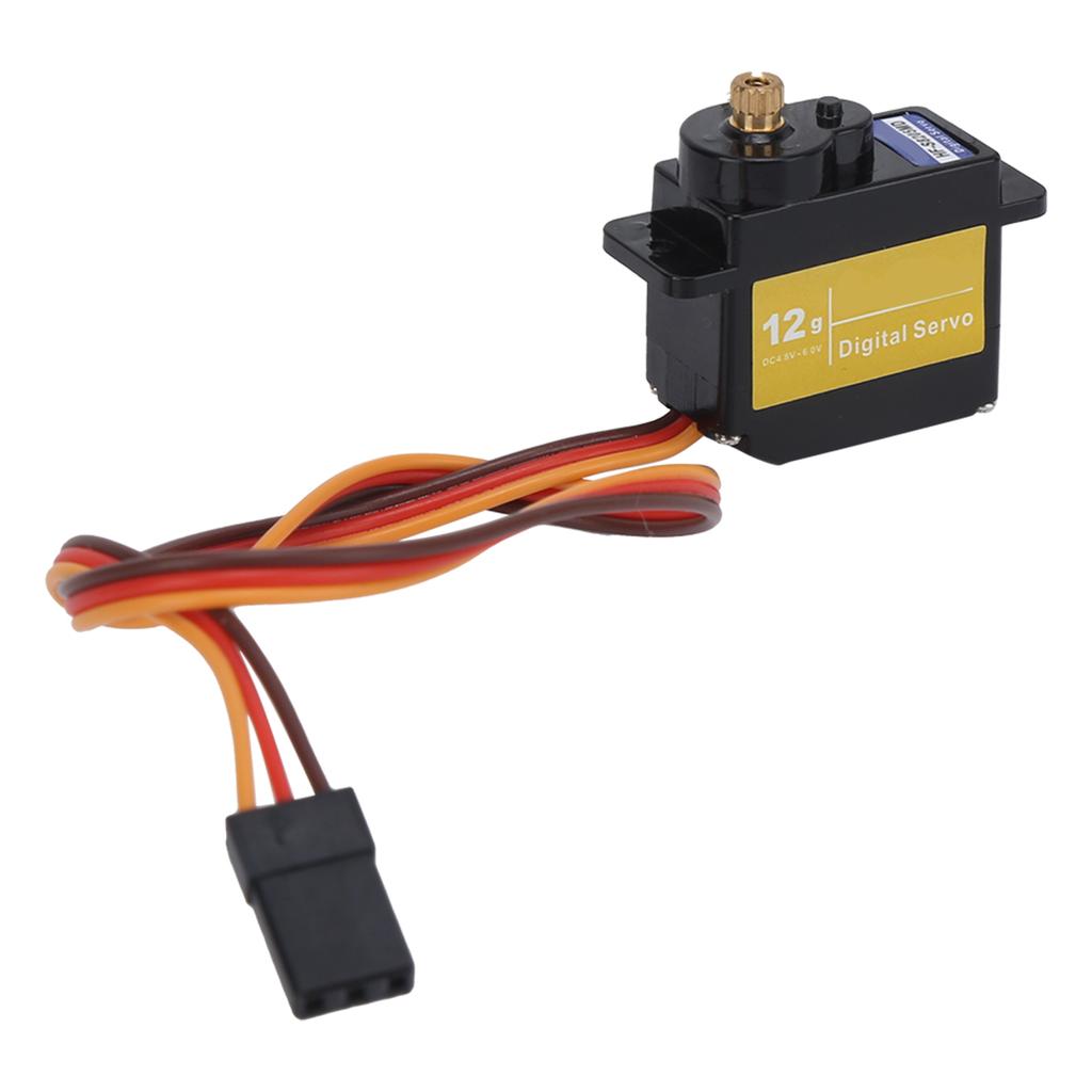 4Pcs Servo Motors Stable Performance Good Linearity Precise Control 180 Degree Rotation Micro Servo for Robot Fixed Wing