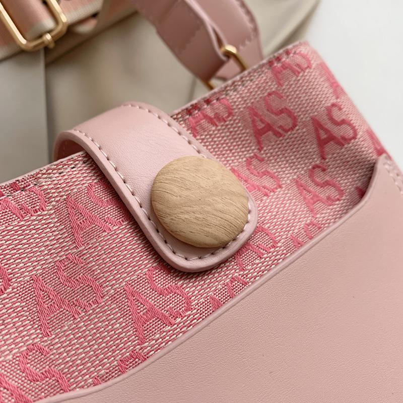 Modische, lässige, tragbare Eimertasche für Damen, neue Herbst- und Wintermode, große Kapazität, Schulter-Crossbody-Tasche