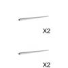 4x Threaded Taper for Jewelry Piercing Tool Stainless Steel Ear