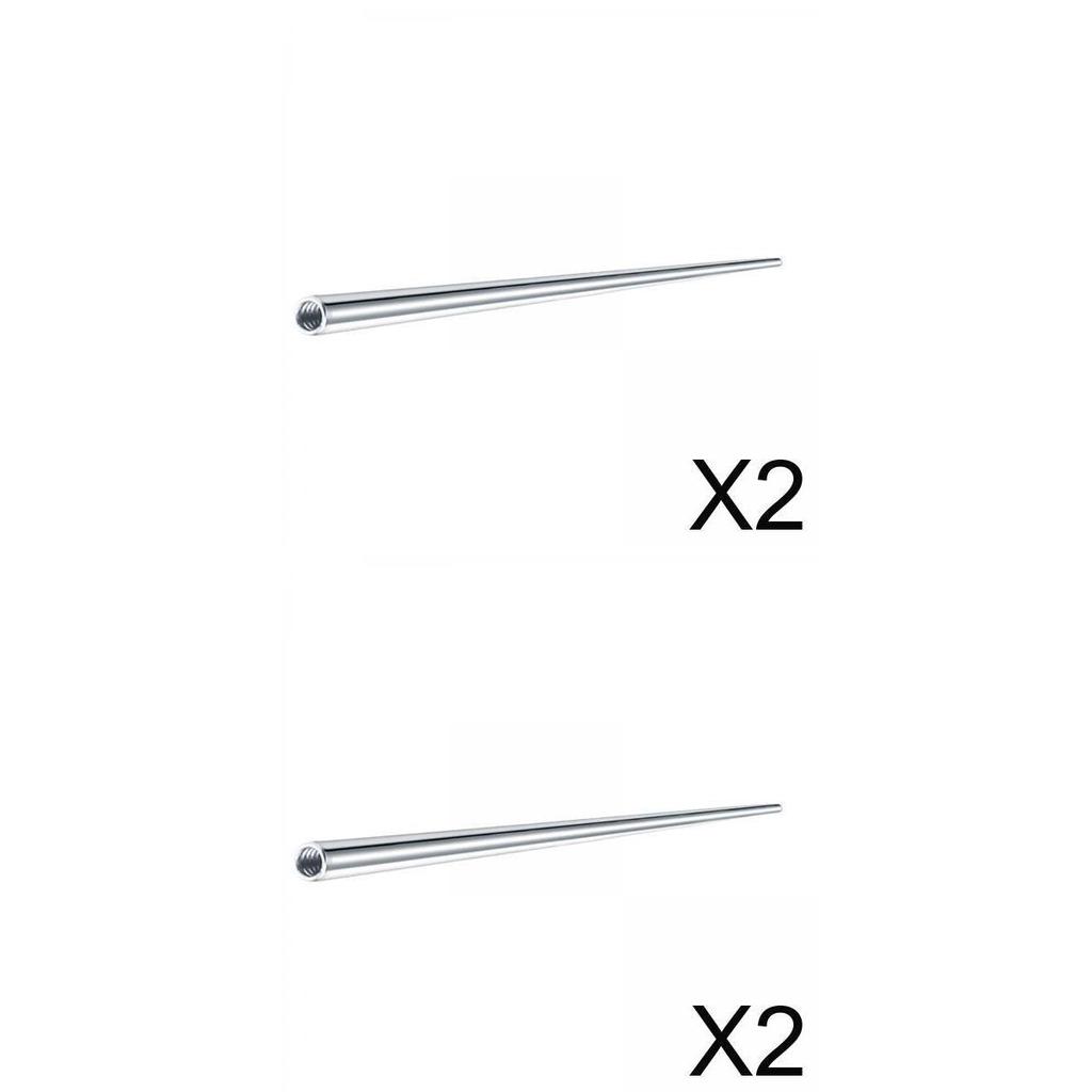 4x Threaded Taper for Jewelry Piercing Tool Stainless Steel Ear