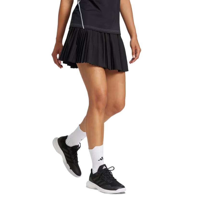 Adidas Club Fitted Versatile Refreshing Simple Skirt Pants Casual Skirt Women Skirts Black JD6117