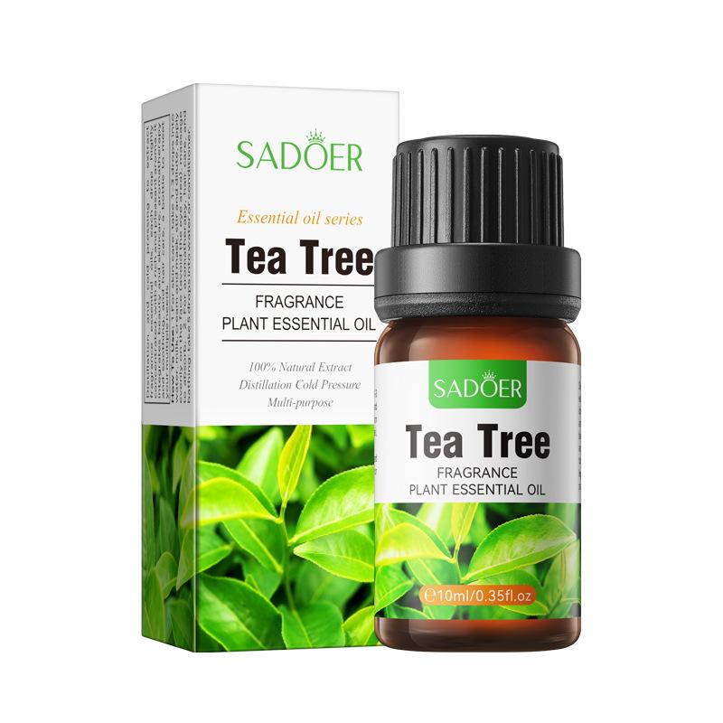 SADOER Aromatherapy Essential Oil Sakura Mint Vanilla Fragrance Massage Soothing Skin Care One Bottle Multi-Use Essential Oil