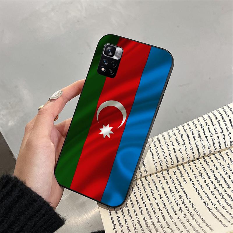 Azerbaijan Flag Phone Case for Xiaomi Redmi note 13 12S 12 Pro 11S 11 10 Pro 10S Note 12S Redmi 10 10C 9C 13C