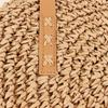 Women Boho Woven Handbag Summer Beach Tote Straw Bag Round Rattan Shoulder Bag