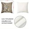 Birds and Blossoms Pattern Decorative Throw Pillow Polyester pillowcase, sofa decorative cushion cov Headboard Pillow