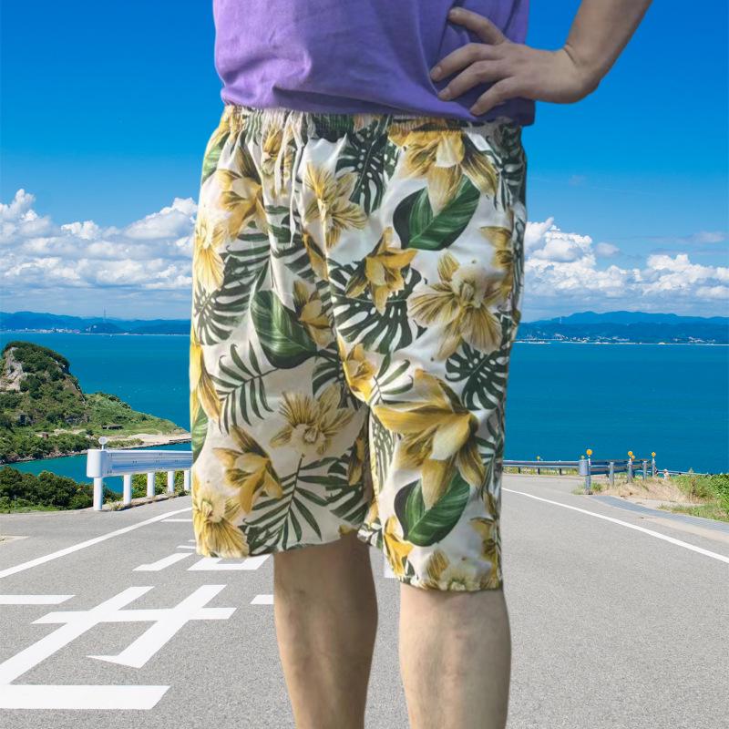Men's Quick-Dry Camouflage Beach Shorts: European & American Style Swimming and Casual Wear