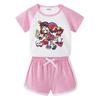 2026 Kids' Summer Clothing Set: Boys & Girls Short Sleeve T-Shirt and Shorts Two-Piece