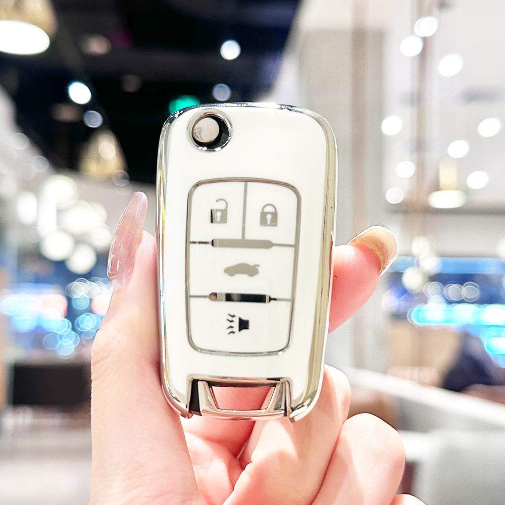 TPU Shell Fob Auto Keyless for Buick for Chevrolet Cruze Aveo Trax Opel Astra Corsa Meriva Zafira Antara J Car Key Case Cover